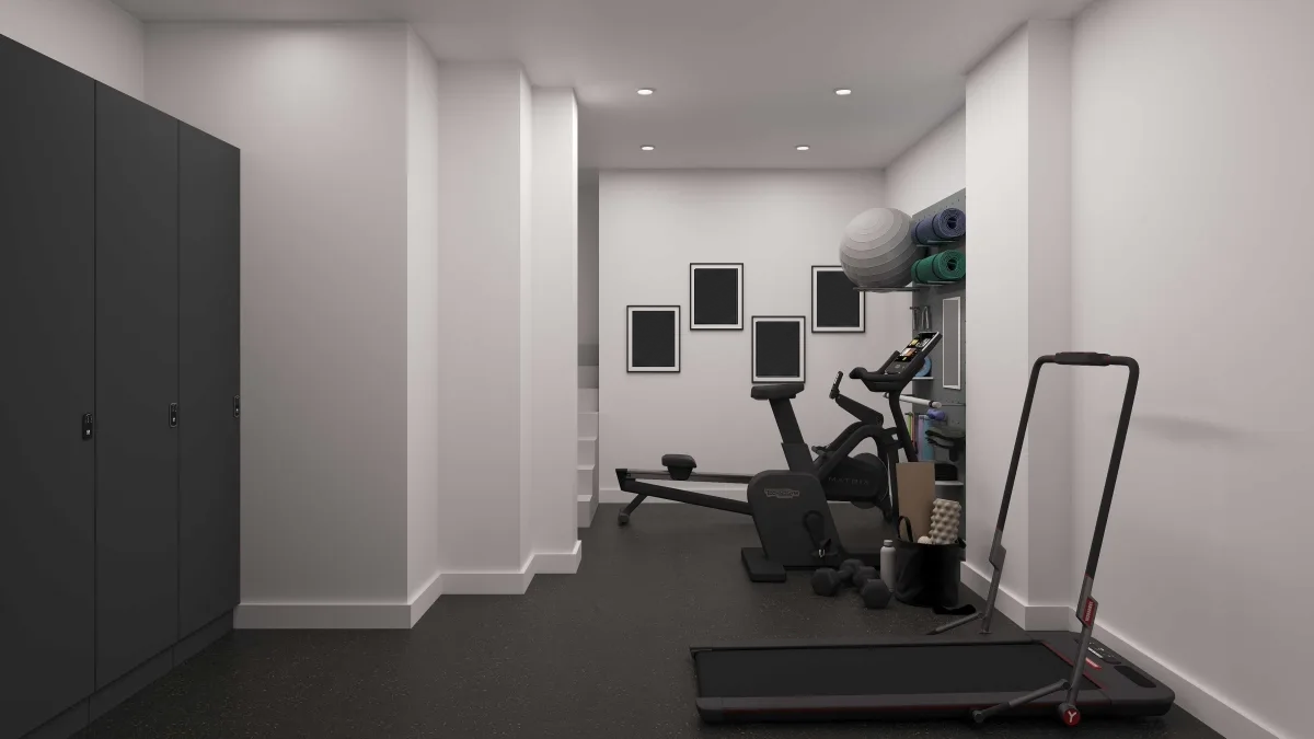 Bella Vista Atelier Residences gym visualisation