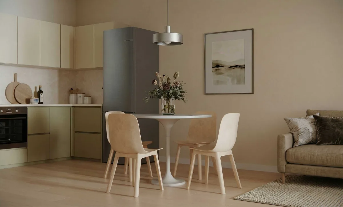 Bella Vista Atelier Residences kitchen and dining visualisation
