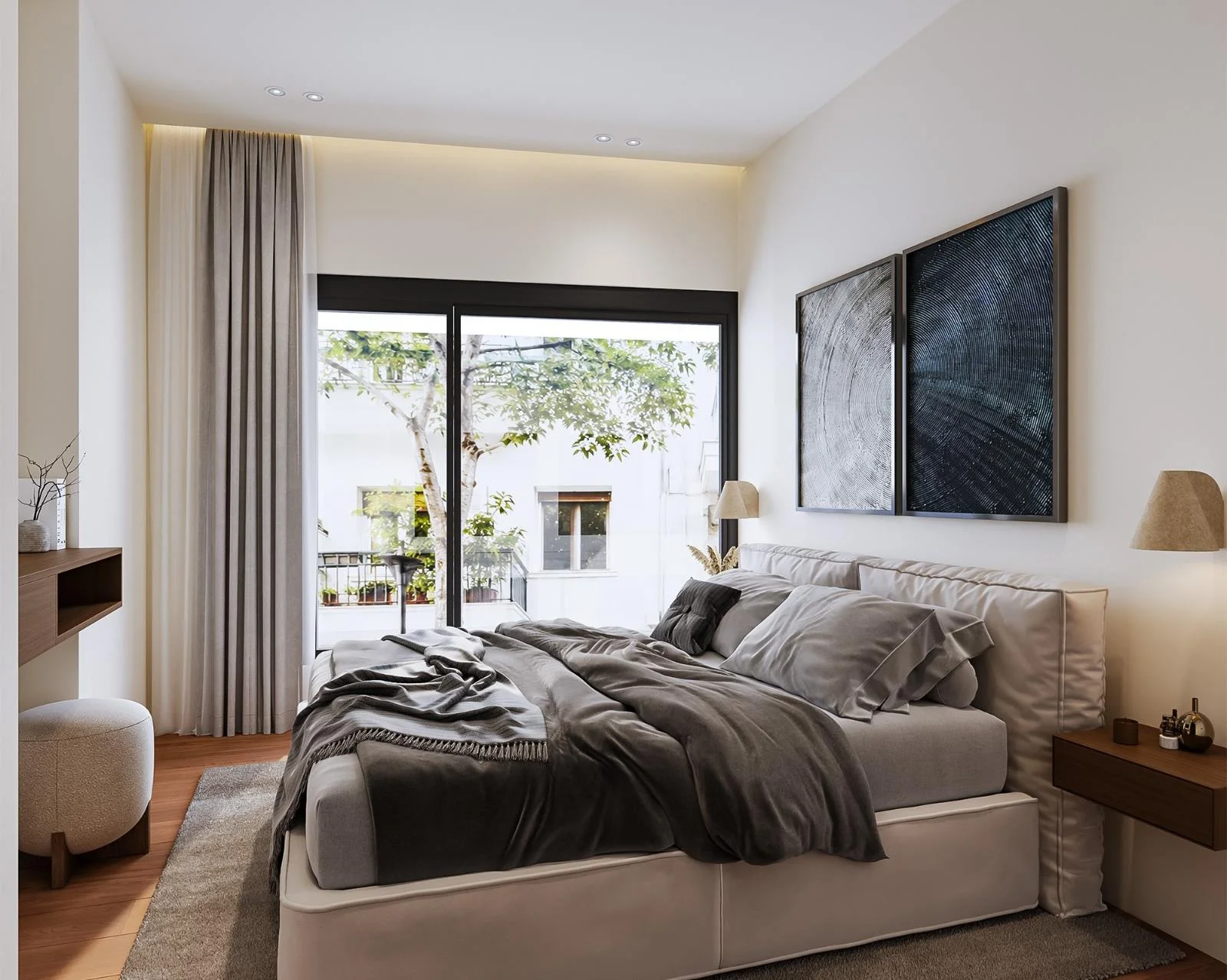 Design visual of a bedroom
