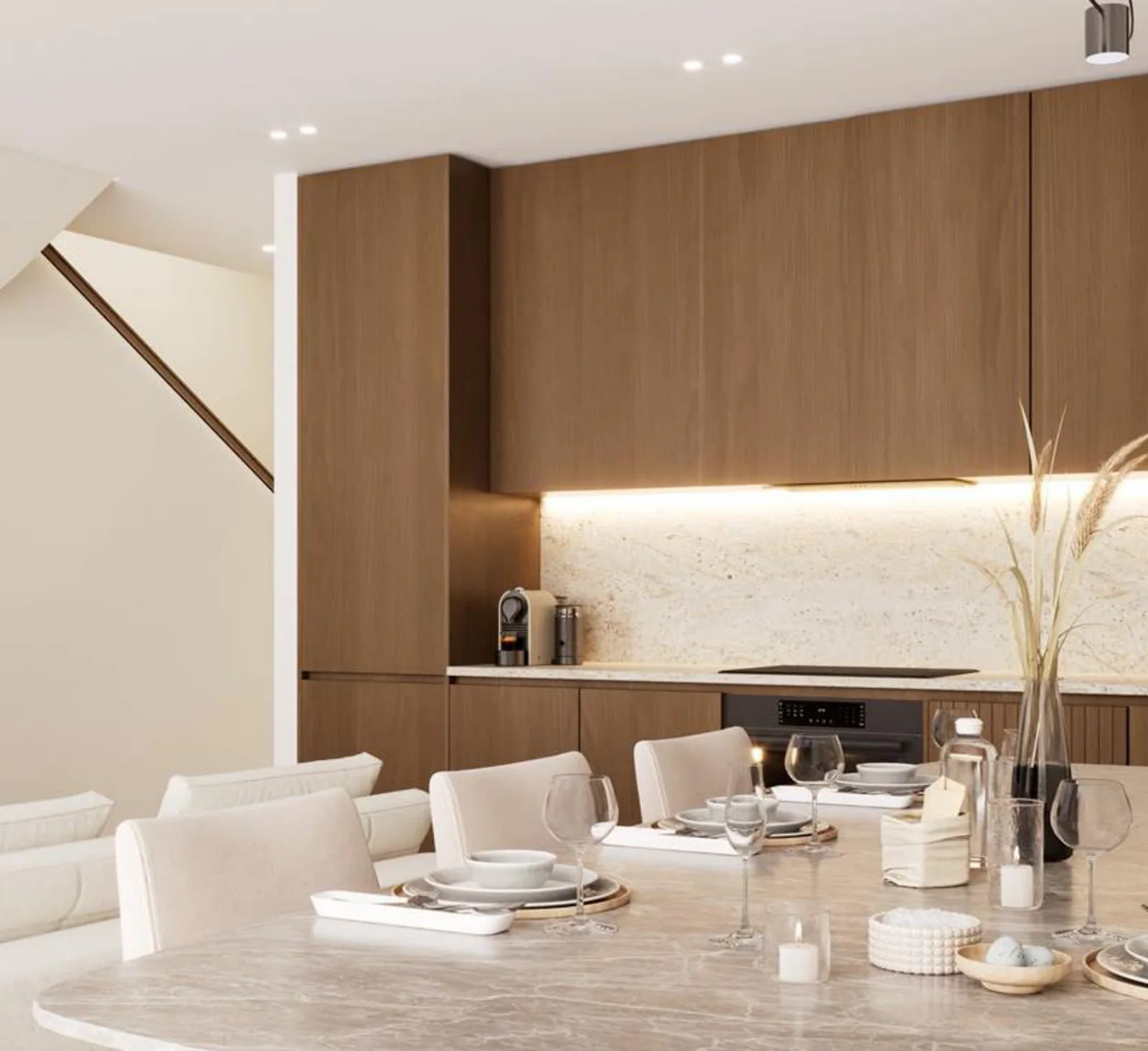 GA2 dining and kitchen design visual