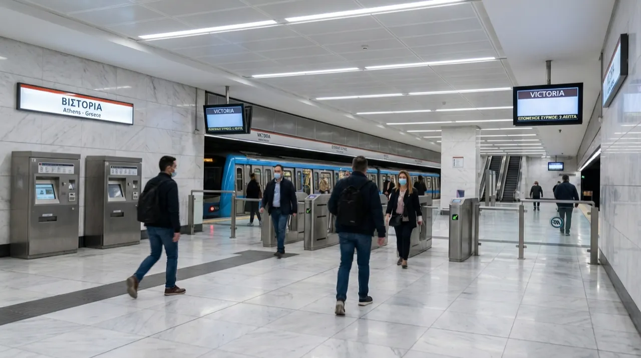 Victoria metro station — 3 minutes walk