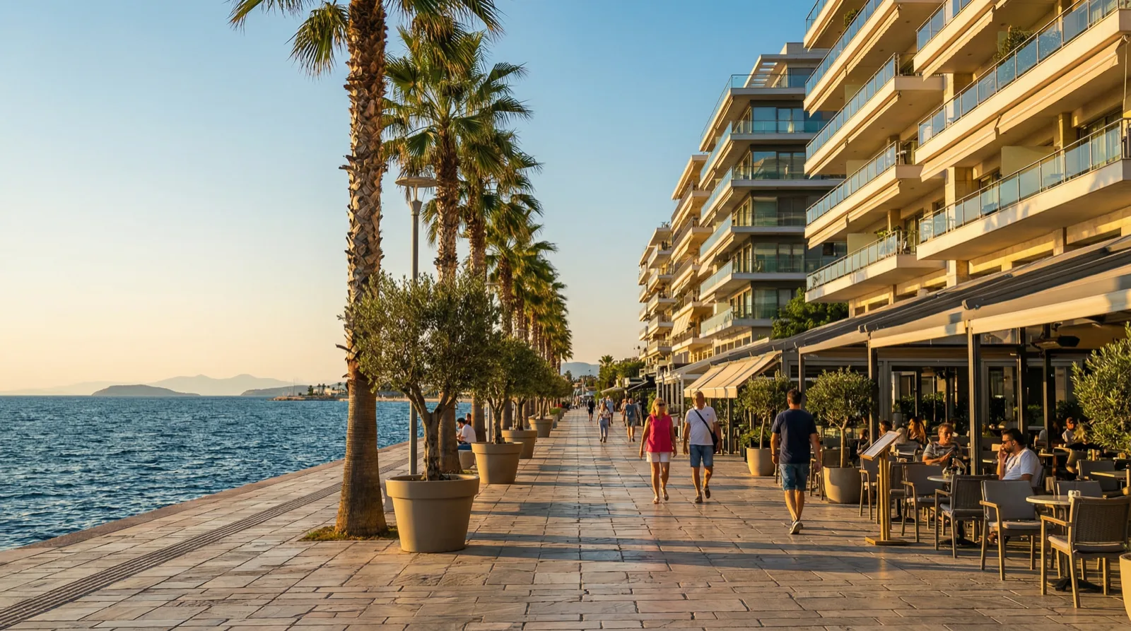 Palaio Faliro coastal promenade