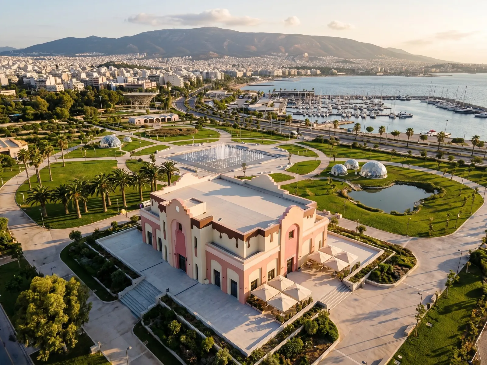 Aerial view — ΔΕΗ Chocolate & Ice Cream Experience, Hellinikon Experience Park
