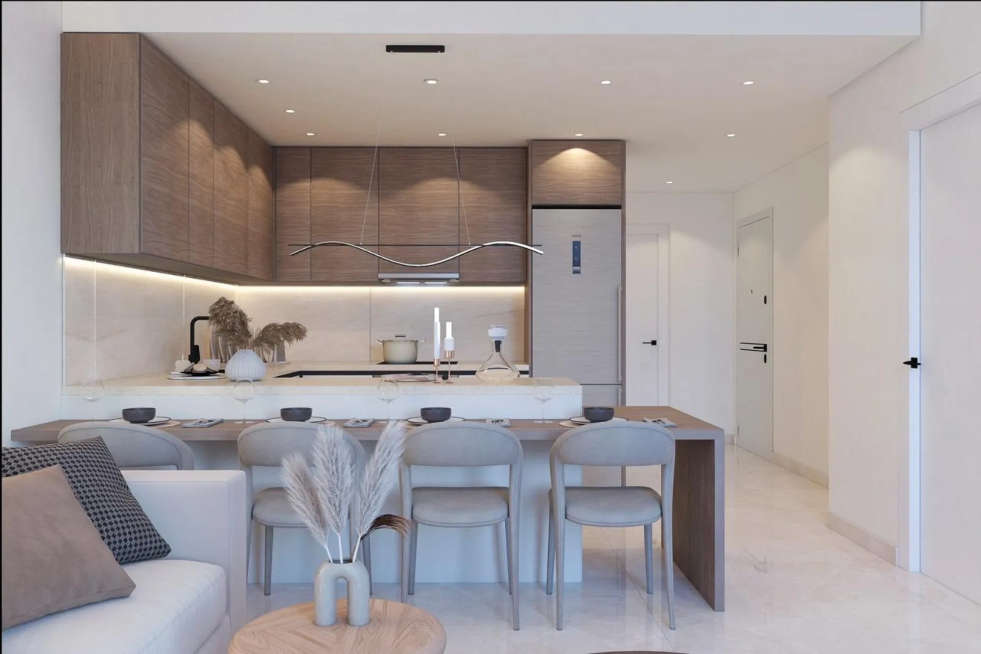 Kitchen and dining area — Open-plan living at its finest