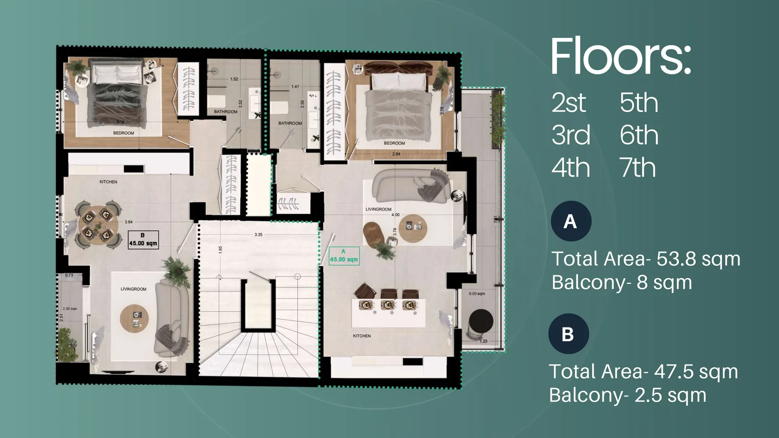 Sachtouri 18 typical floor plan