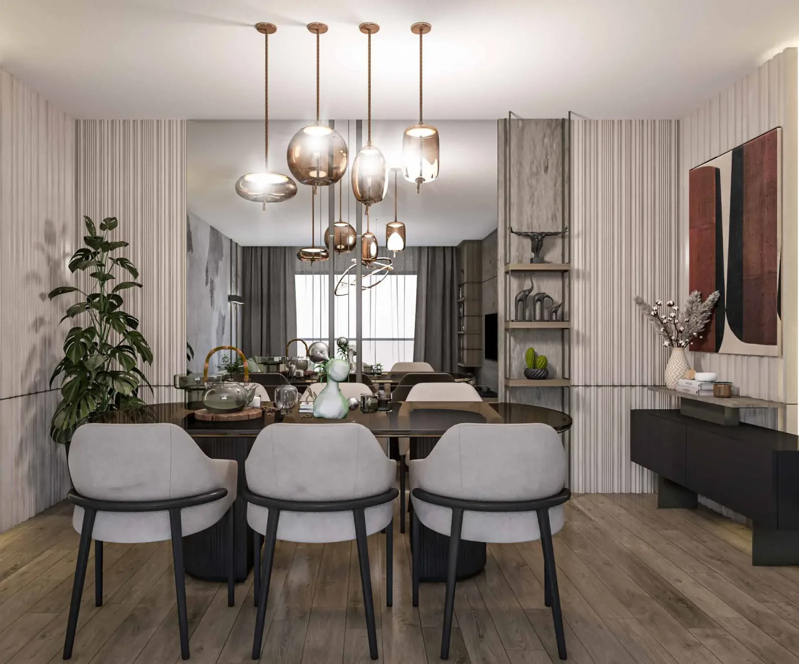 Alya Merkezefendi Sample residence — open-plan interior