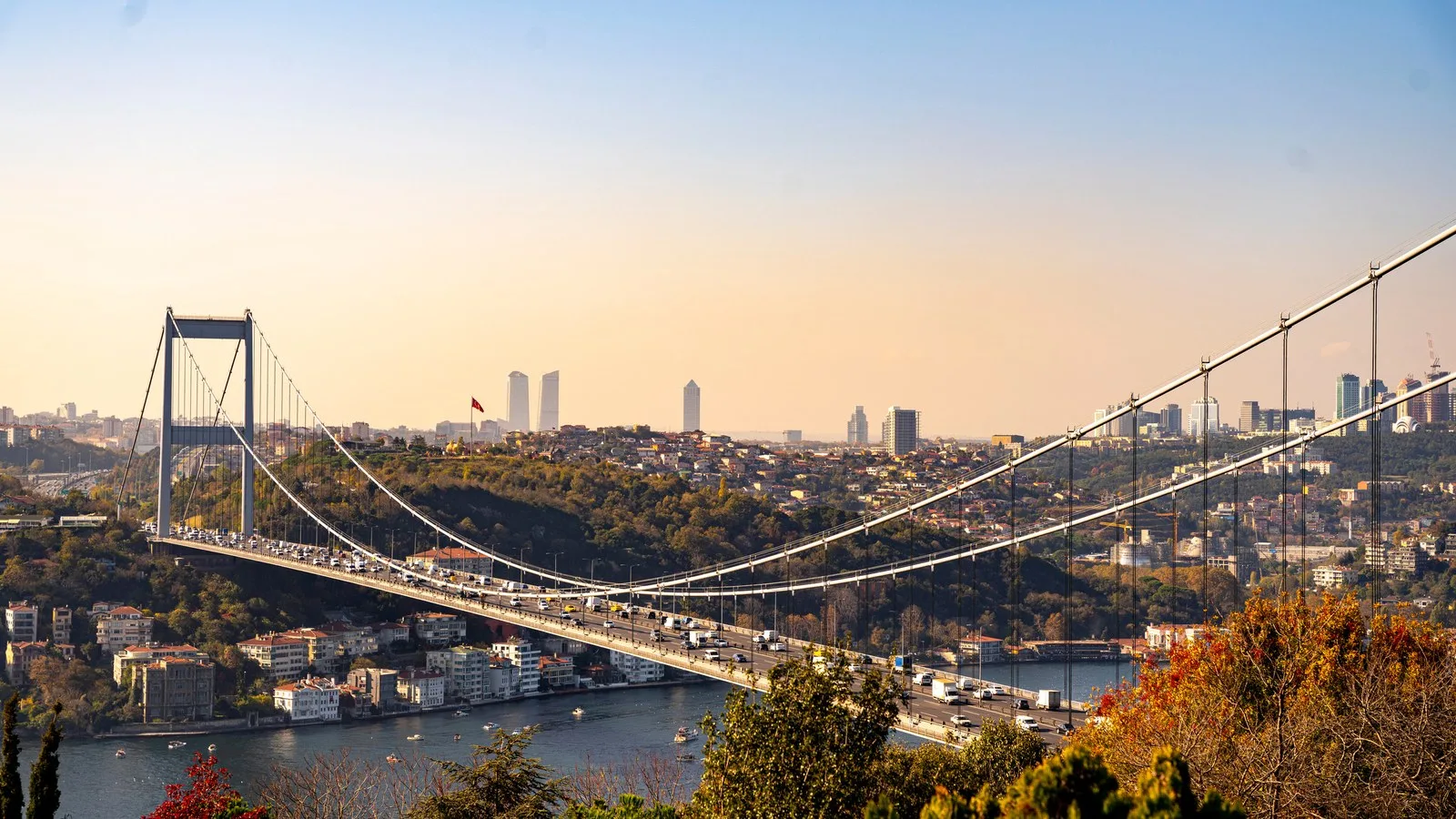 Avrupa Konutları Şişli 周邊日間伊斯坦堡博斯普魯斯景觀