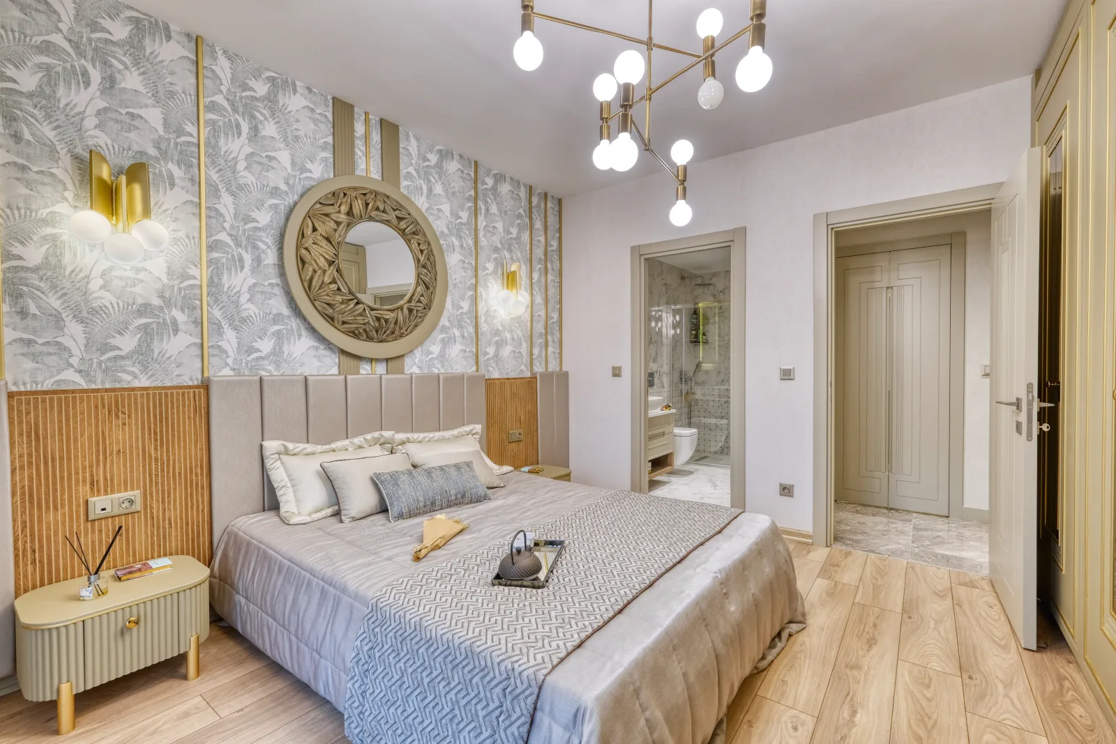 Bakirci Topkapi Sample apartment — wardrobe and dressing zone