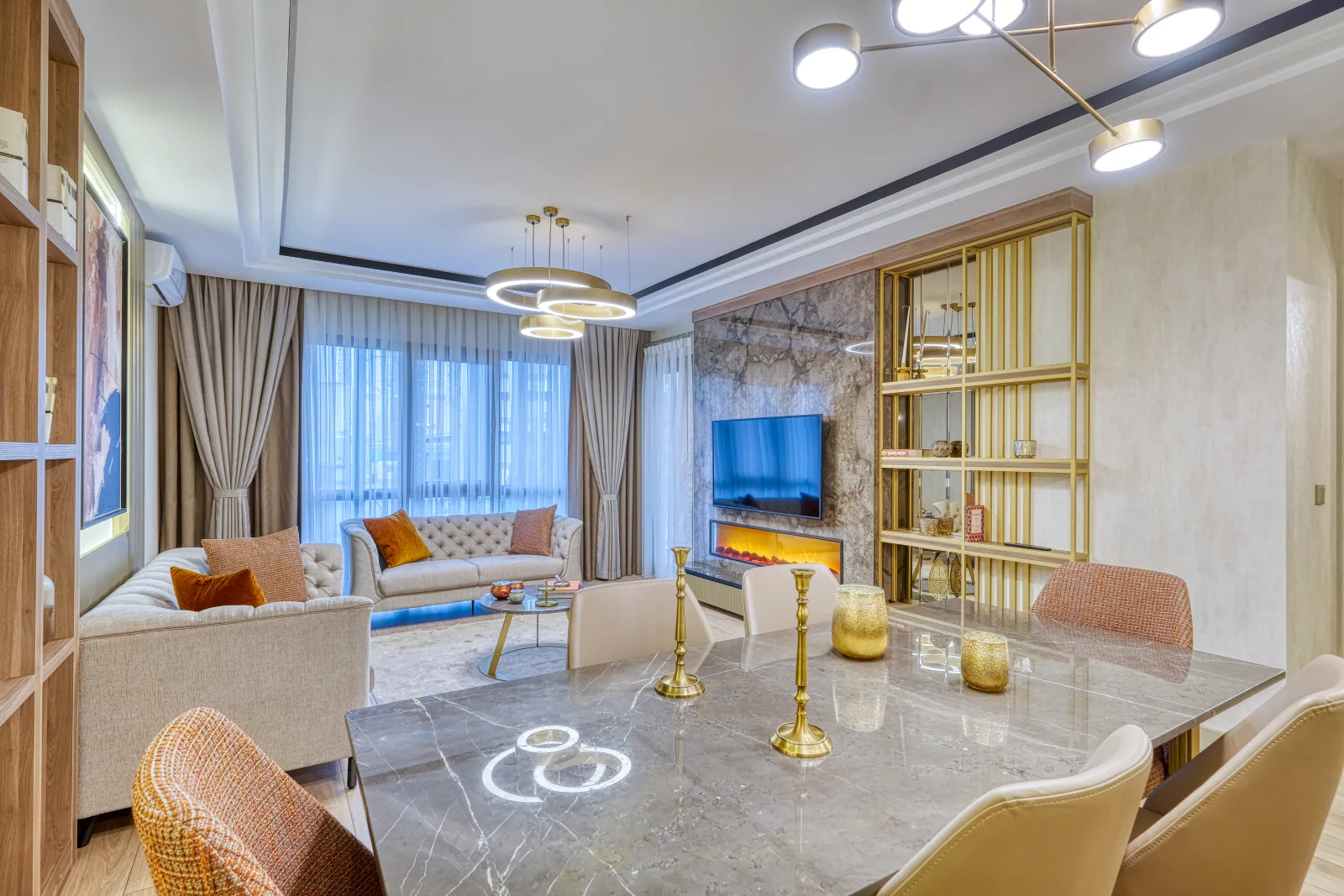Bakirci Topkapi Sample apartment — fabric and material study