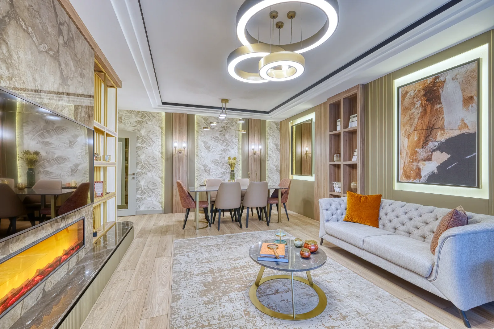 Bakirci Topkapi Sample apartment — dining chairs detail