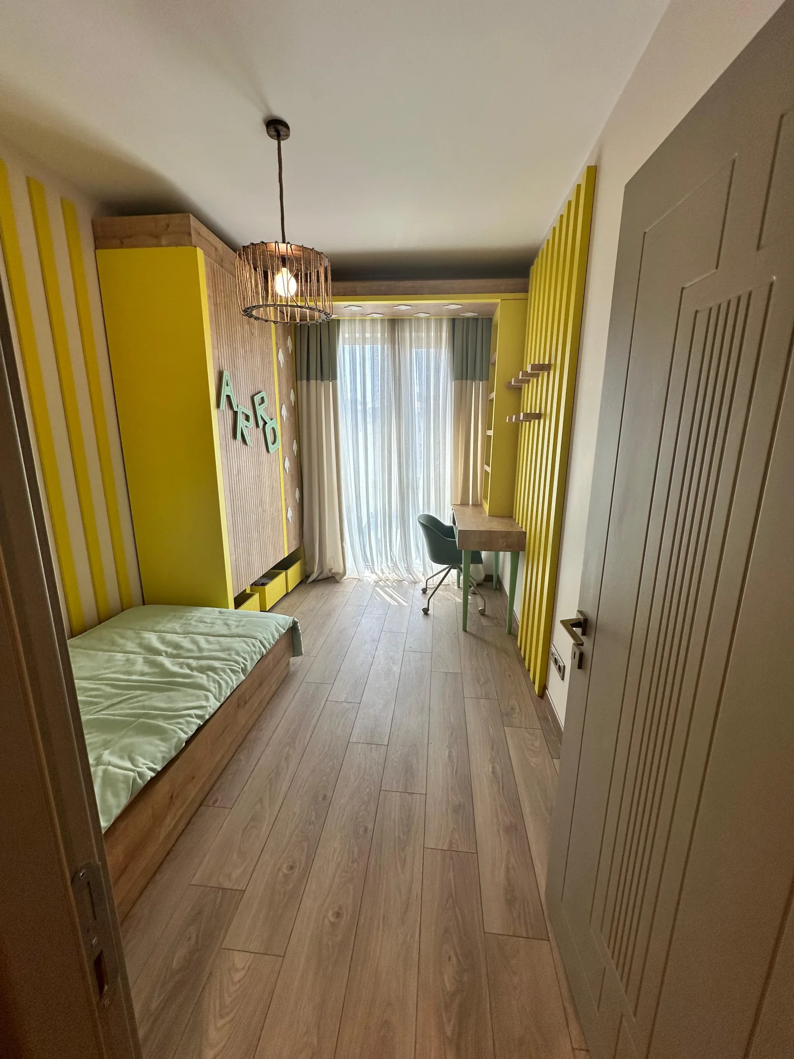 Bakirci Topkapi Sample apartment — bunk-bed children's room