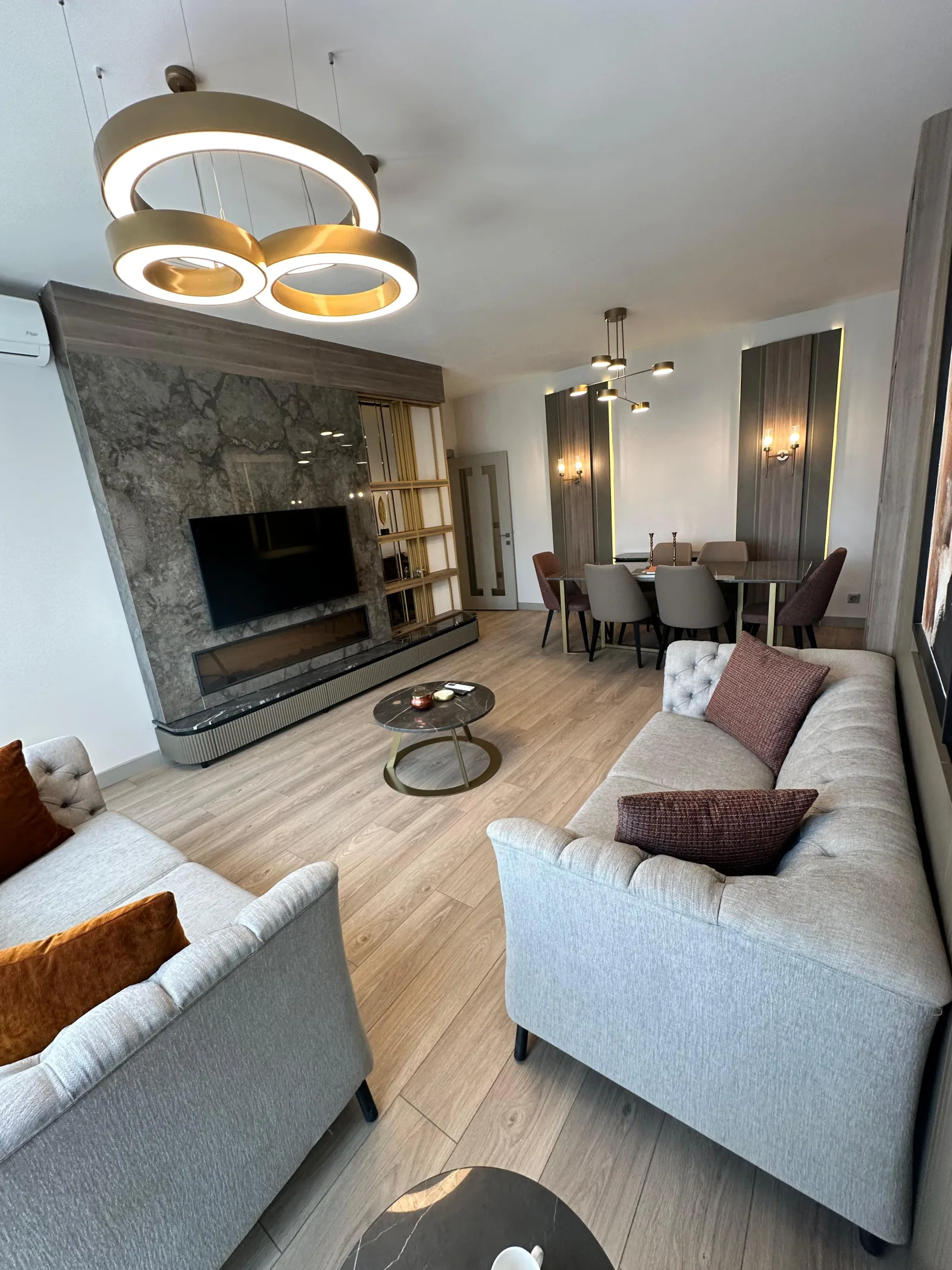 Bakirci Topkapi Sample apartment — laundry and utility corner