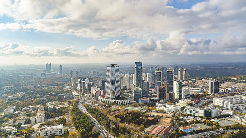 Maslak skyline project context around Etro Residences Istanbul
