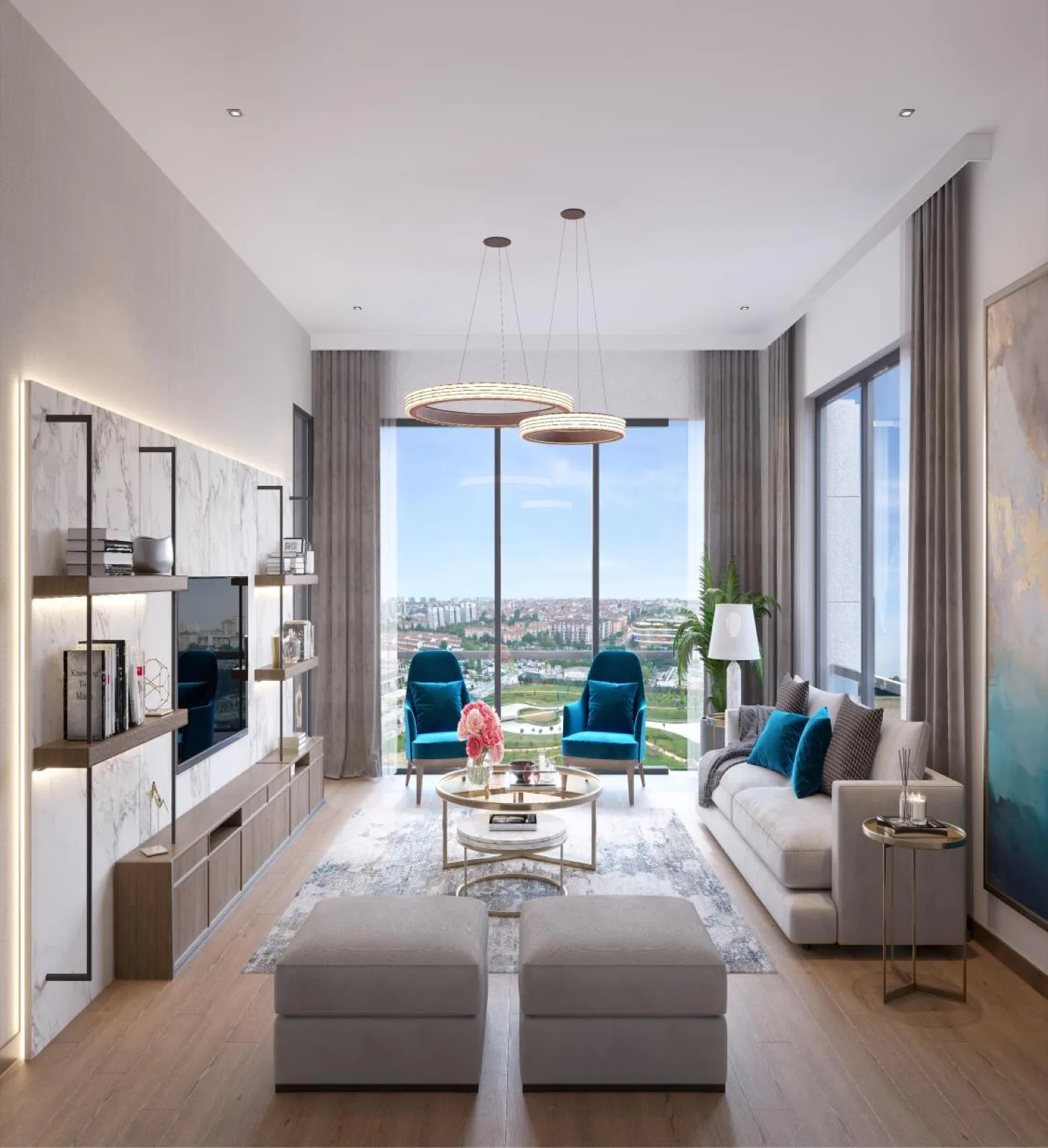 Sample residence living area at Mega Garden Park