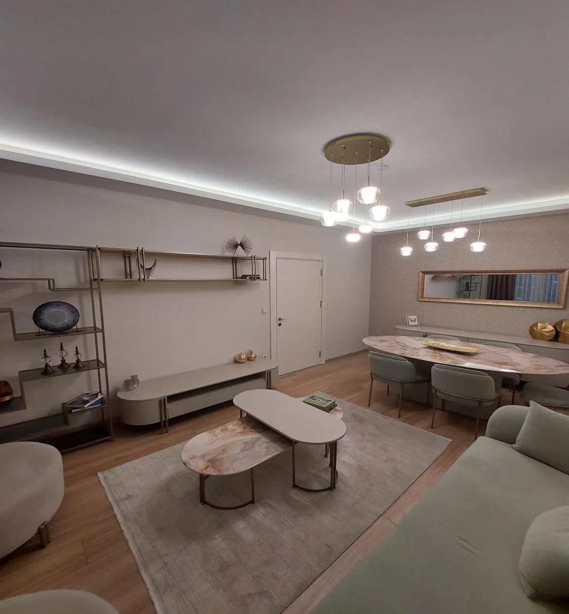 Mega Garden Park Sample residence — dining and lounge
