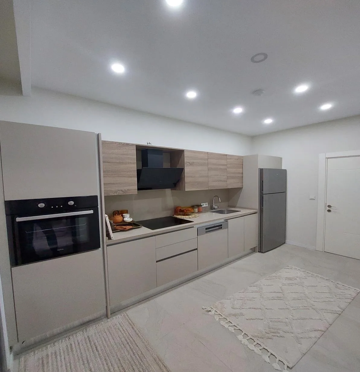 Sample kitchen — premium fittings at Mega Garden Park