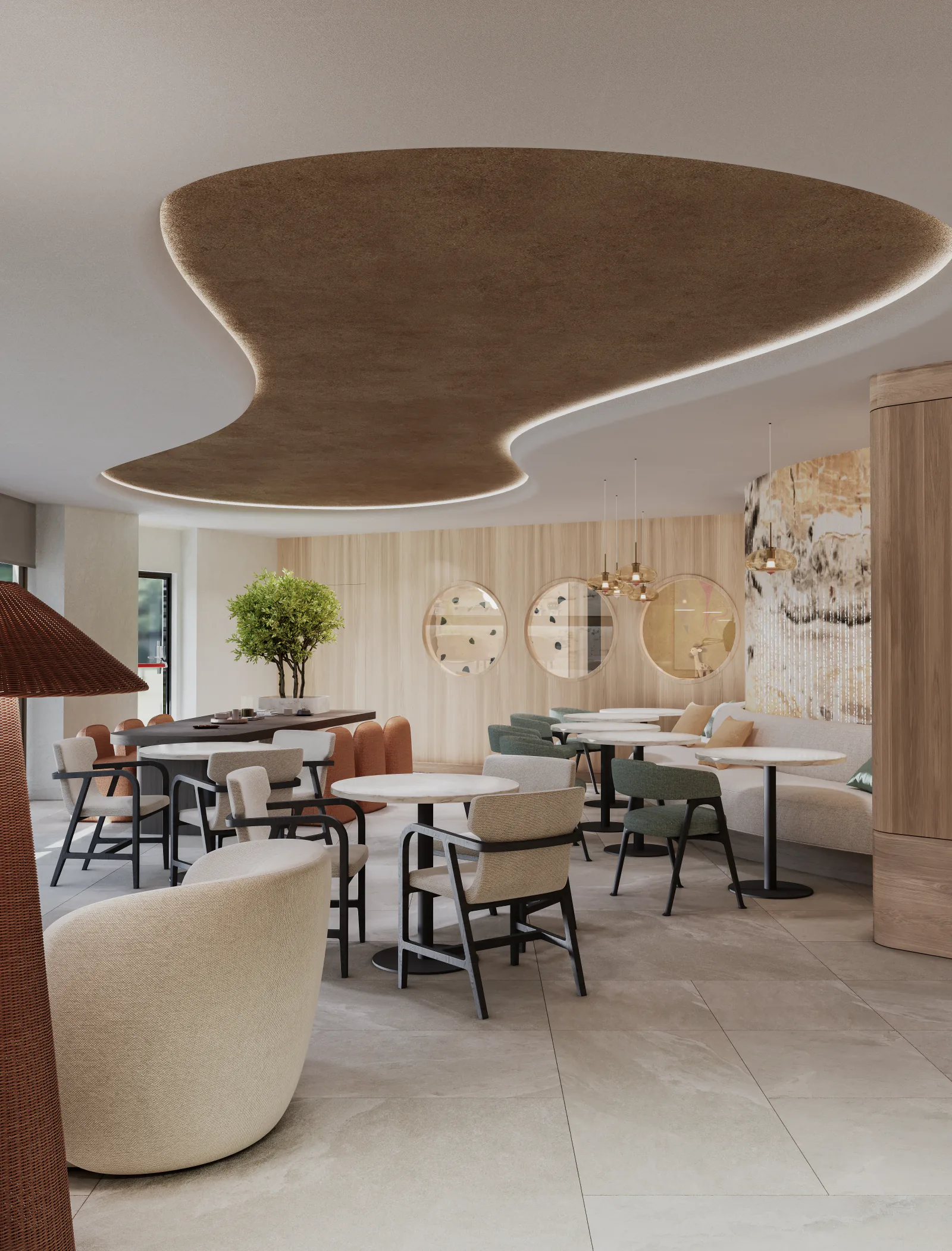 Cafe and meeting nook at Senfoni Etiler