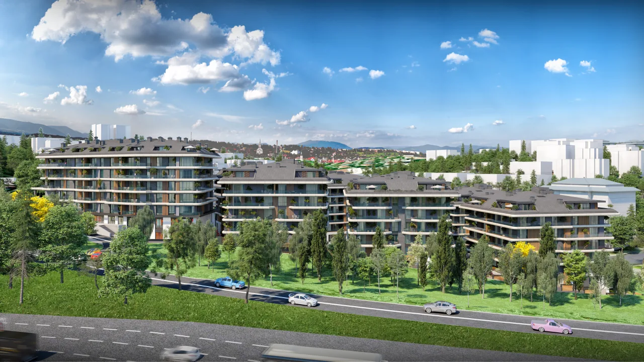 Senfoni Etiler residential campus view