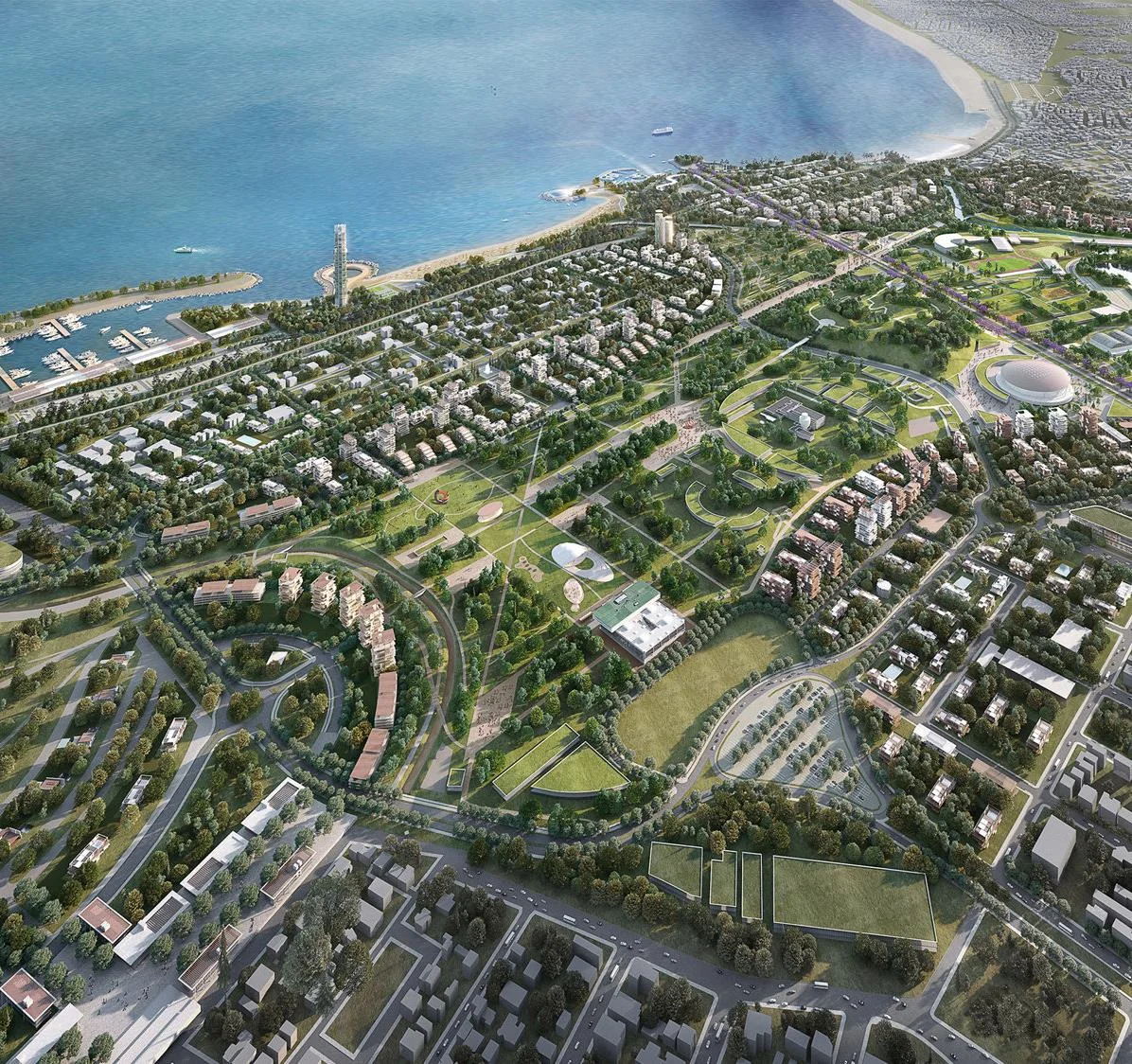The Ellinikon mega-project — 3km away