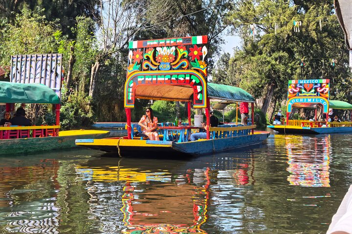 Boat Tour in Mexico City and Mezcal Fiesta with Food and ∞Drinks