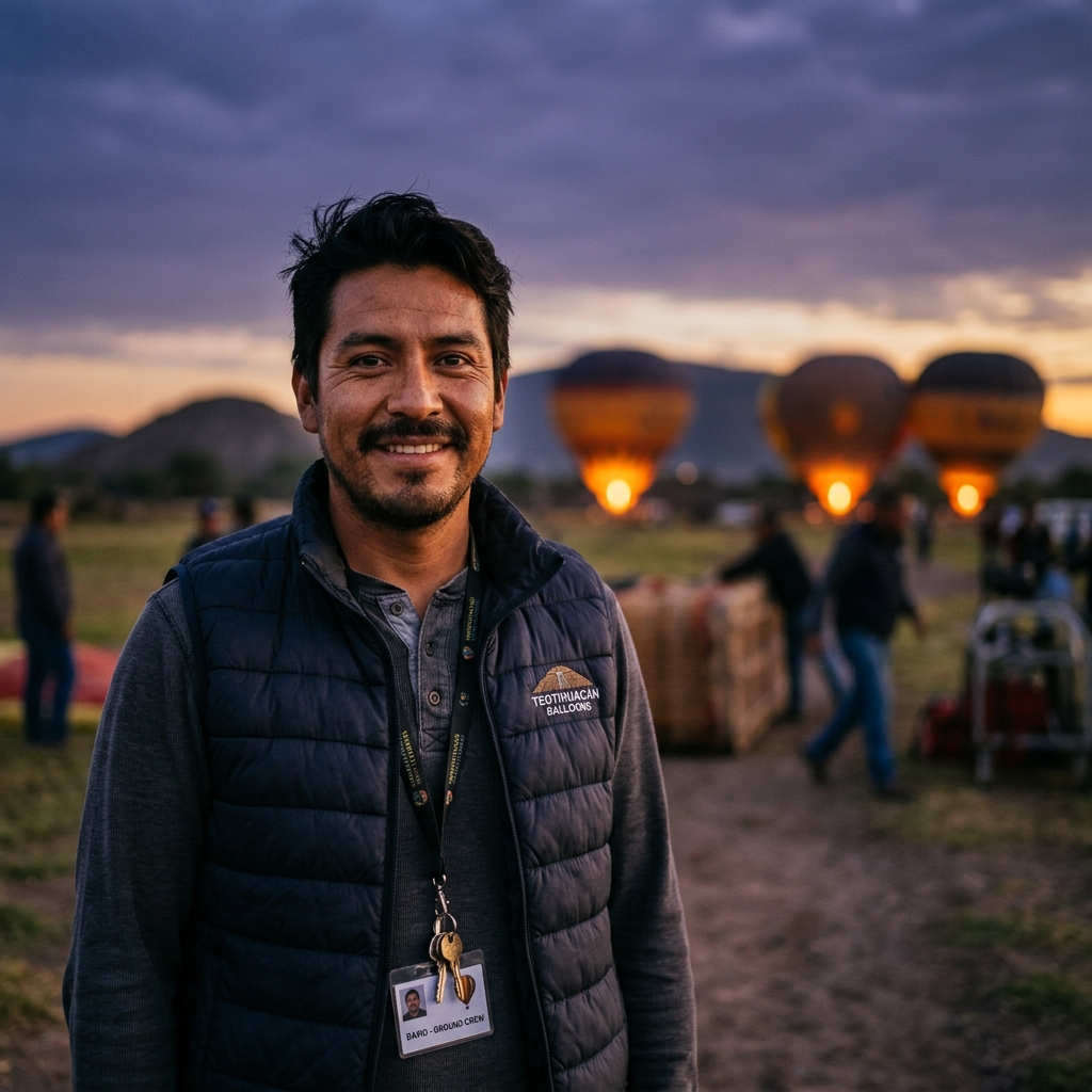 Carlos Aguilar, Teotihuacán ground host