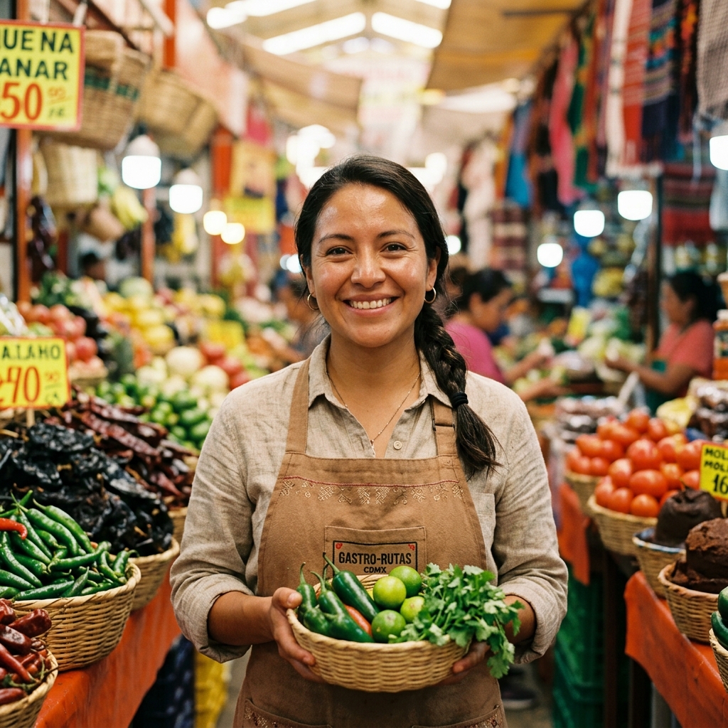 Lucía Vargas, Food tour host